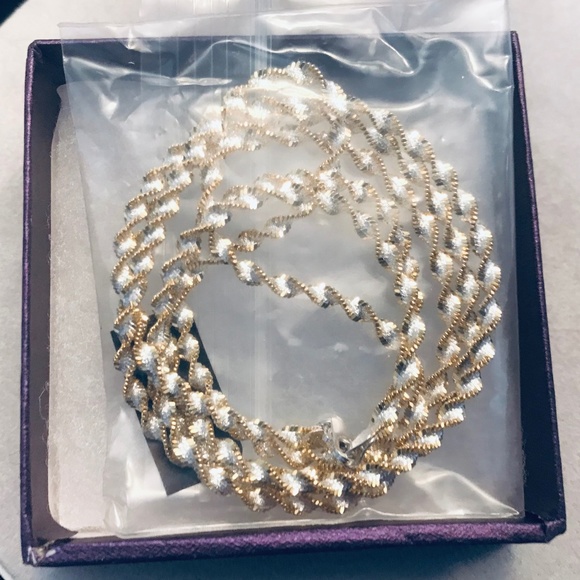 Sterling Silver Herringbone Twist Chain - Picture 8 of 8